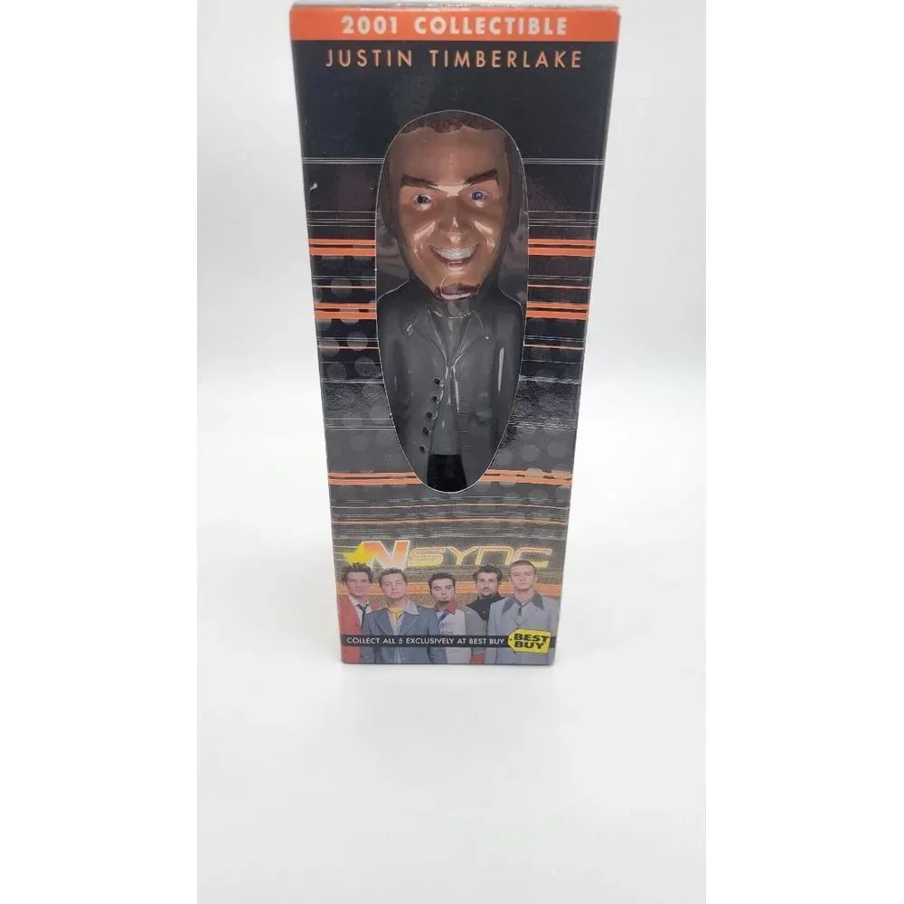 NEW IN BOX 2001 N-SYNC Justin Timberlake bobblehead best‎ buy exclusive